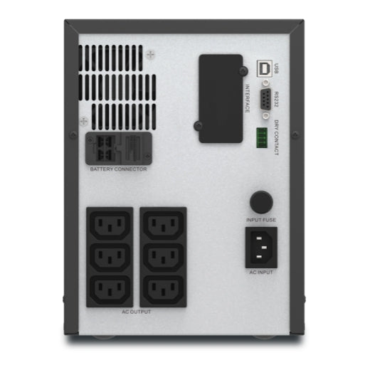 APC Easy UPS 2000VA/1400W Line Interactive UPS, Tower, 230V/10A Input, 6x IEC C13 Outlets, Lead Acid Battery, Network Slot - Image 2