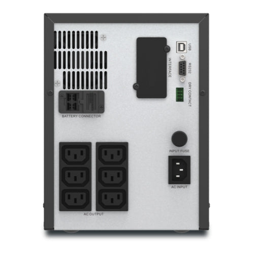 APC Easy UPS 2000VA/1400W Line Interactive UPS, Tower, 230V/10A Input, 6x IEC C13 Outlets, Lead Acid Battery, Network Slot - Image 2