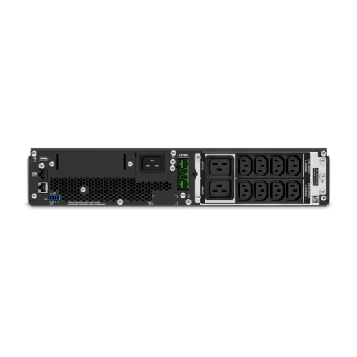 APC Smart-UPS 2200VA/1980W Online UPS, 2U Rackmount, 230V/16A Input, 2x IEC C19 & 8x IEC C13 Outlets, Lead Acid Battery, W/ Rail Kit - Image 2
