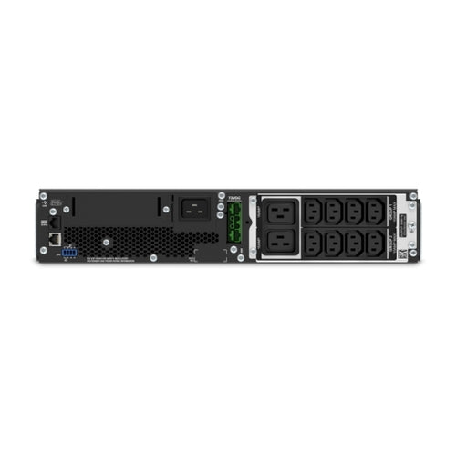APC Smart-UPS 2200VA/1980W Online UPS, 2U Rackmount, 230V/16A Input, 2x IEC C19 & 8x IEC C13 Outlets, Lead Acid Battery, W/ Rail Kit - Image 2
