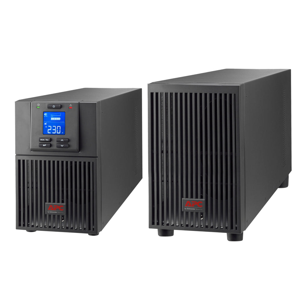 APC Easy UPS 1000VA/800W Online UPS, Tower Form Factor, 230V/10A Input, 3x IEC C13 Outlets, Lead Acid Battery, W/ Extended Battery Pack - Image 1