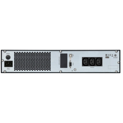 APC Easy UPS 1000VA/800W Online UPS, 2U Rackmount, 230V/10A Input, 3x IEC C13 Outlets, Lead Acid Battery, W/ Rail Kit - Image 3