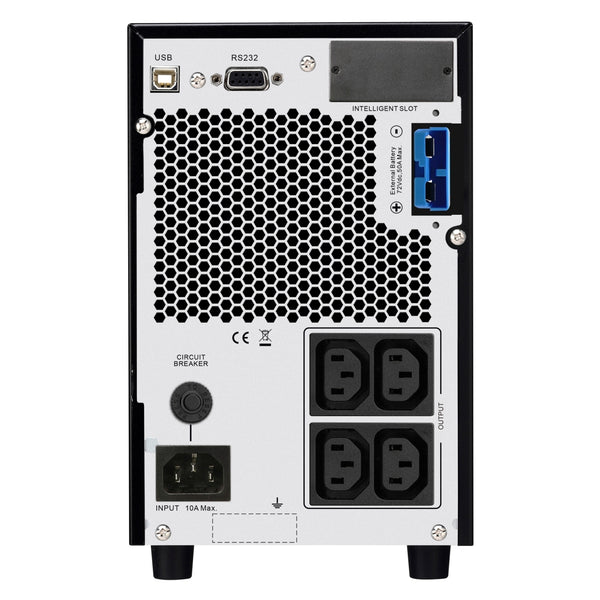 APC Easy UPS On-Line, 2000VA/1800W, Tower, 230V, 4x IEC C13 outlets, Intelligent Card Slot, LCD, Extended runtime