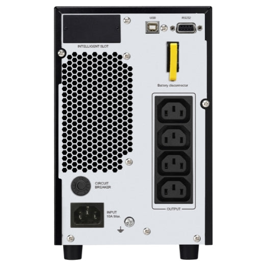 APC Easy UPS 2000VA/1600W Online UPS, Tower Form Factor, 230V/10A Input, 4x IEC C13 Outlets, Lead Acid Battery - Image 2
