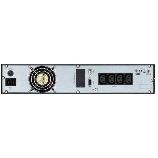 APC Easy UPS 2000VA/1600W Online UPS, 2U Rackmount, 230V/10A Input, 4x IEC C13 Outlets, Lead Acid Battery, W/ Rail Kit - Image 3