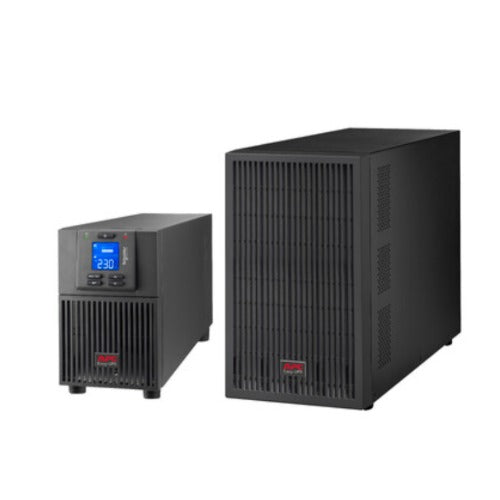 APC Easy UPS On-Line, 3kVA/2700W, Tower, 230V, 6x IEC C13 + 1x IEC C19 outlets, Intelligent Card Slot, LCD, Extended runtime - Image 1