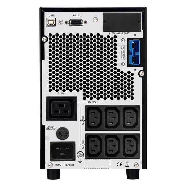 APC Easy UPS 3000VA/2400W Online UPS, Tower, 230V/16A Input, 1x IEC C19 & 6x IEC C13 Outlets, Lead Acid Battery, W/ Extended Battery Pack