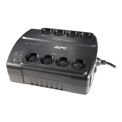 APC Back-UPS 700VA/405W Power-Saving UPS, Desk Top, 230V/10A Input, 8x Aus Outlets, Lead Acid Battery, User Replaceable Battery - Image 1