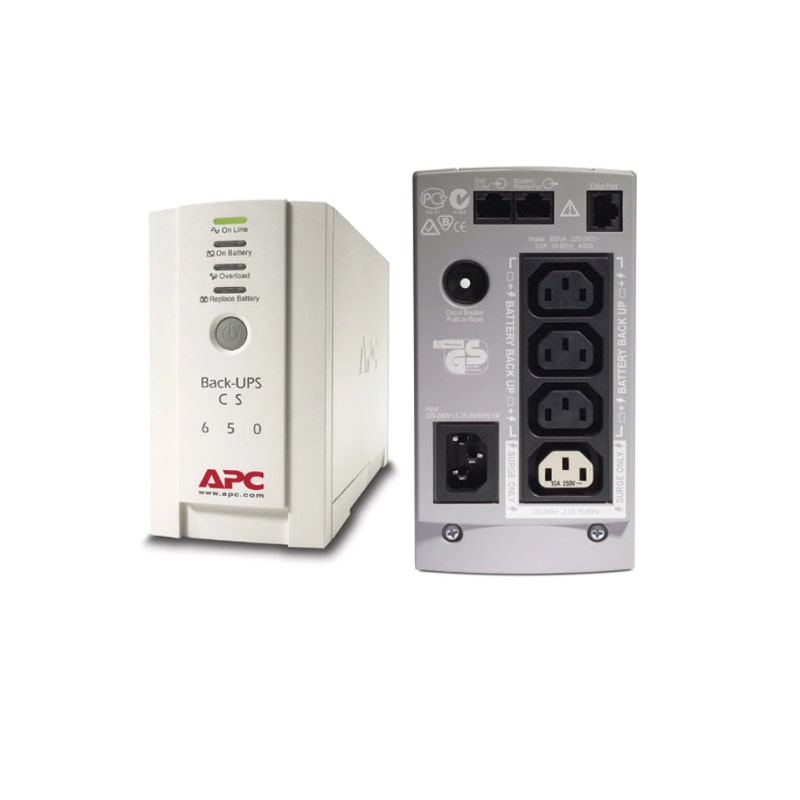 APC Back-UPS 650VA/400W Standby UPS, Tower, 230V/10A Input, 4x IEC C13 Outlets, Lead Acid Battery, User Replaceable Battery - Image 4