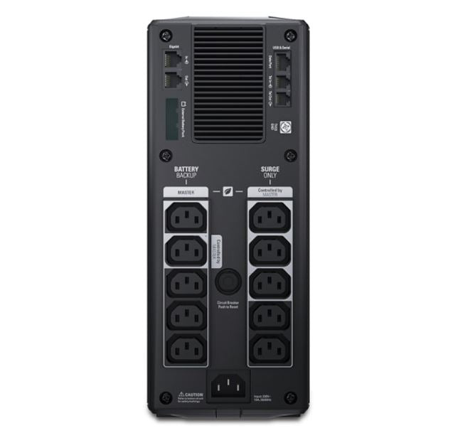 APC Back-UPS Pro 1500VA/865W Line Interactive UPS, Tower, 230V/10A Input, 10x IEC C13 Outlets, Lead Acid Battery, LCD, AVR - Image 3