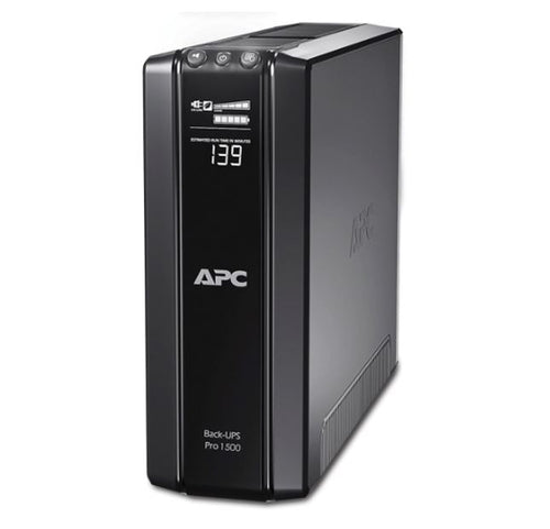 APC Back-UPS Pro 1500VA/865W Line Interactive UPS, Tower, 230V/10A Input, 10x IEC C13 Outlets, Lead Acid Battery, LCD, AVR - Image 1