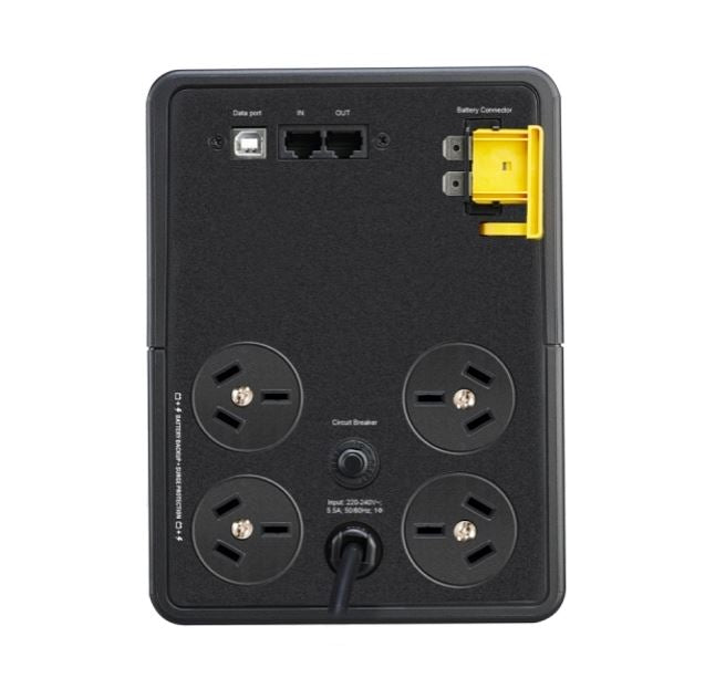 APC Back-UPS 1200VA/650W Line Interactive UPS, Tower, 230V/10A Input, 4x Aus Outlets, Lead Acid Battery - Image 3