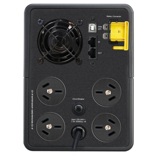APC Back-UPS 1600VA/900W Line Interactive UPS, Tower, 230V/10A Input, 4x Aus Outlets, Lead Acid Battery - Image 4