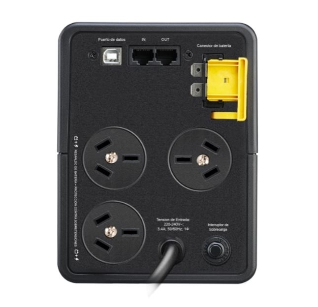 APC Back-UPS 750VA/410W Line Interactive UPS, Tower, 230V/10A Input, 3x Aus Outlets, Lead Acid Battery - Image 3