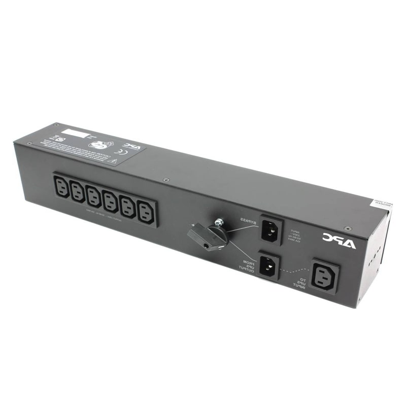 APC Service Bypass PDU, 2U, 1500VA Load Capacity, 230V/10A Input, 6x IEC C13 Outlets - Image 4