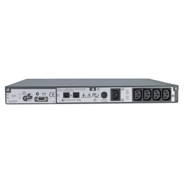 APC Smart-UPS 450VA/280W Line Interactive UPS, 1U Rackmount, 230V/10A Input, 4x IEC C13 Outlets, Lead Acid Battery