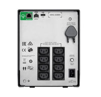 APC Smart-UPS C, Line Interactive, 1500VA, Tower, 230V, 8x IEC C13 outlets, SmartConnect port, AVR, Graphic LCD - Image 3