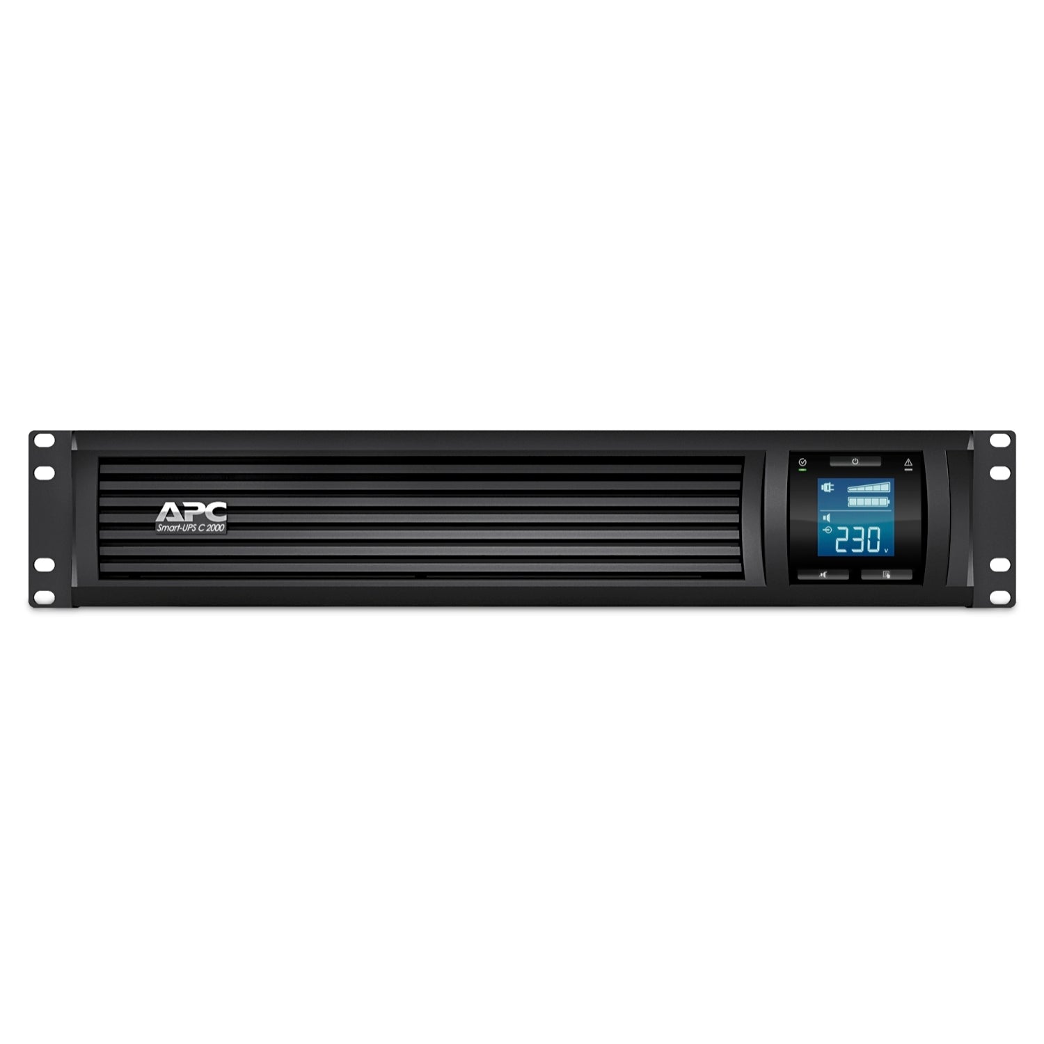 APC Smart-UPS C 2000VA/1300W Line Interactive UPS, 2U Rackmount, 230V/16A Input, 6xIEC C13 Outlets, Lead Acid Battery, Graphic LCD - Image 2