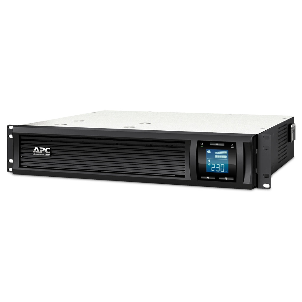 APC Smart-UPS C 2000VA/1300W Line Interactive UPS, 2U Rackmount, 230V/16A Input, 6xIEC C13 Outlets, Lead Acid Battery, Graphic LCD - Image 5
