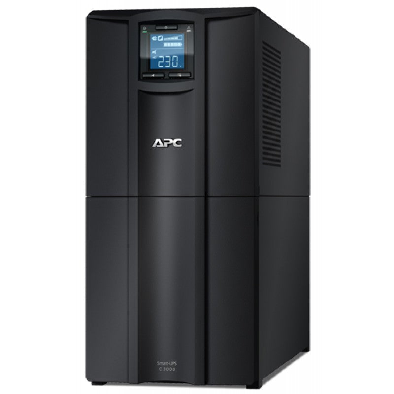 APC Smart-UPS C, Line Interactive, 3kVA, Tower, 230V, 8x IEC C13+1x IEC C19 outlets, AVR, Graphic LCD - Image 1