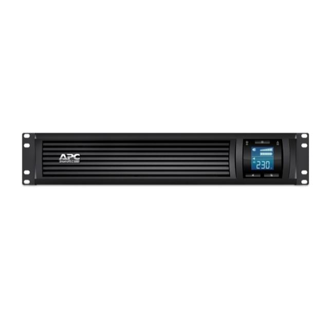 APC Smart-UPS C 3000VA/2100W Line Interactive UPS, 2U Rackmount, 230V/16A Input, 1x IEC C19 & 8x IEC C13 Outlets, Lead Acid Battery - Image 2