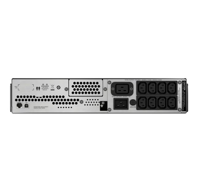 APC Smart-UPS C 3000VA/2100W Line Interactive UPS, 2U Rackmount, 230V/16A Input, 1x IEC C19 & 8x IEC C13 Outlets, Lead Acid Battery - Image 3