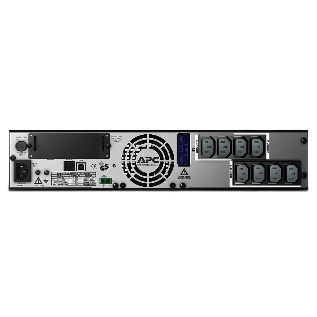 APC Smart-UPS X, Line Interactive, 1500VA, Rack/tower convertible 2U, 230V, 8x C13 IEC, SmartSlot, Extended runtime - Image 2