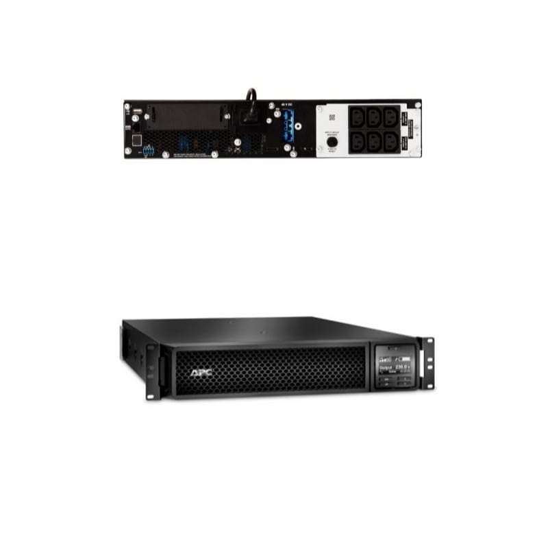 APC Smart-UPS 1500VA/1500W Online UPS, 2U Rackmount, 230V/10A Input, 6x IEC C13 Outlets, Lead Acid Battery, W/ Network Card, W/ Rail Kit - Image 4