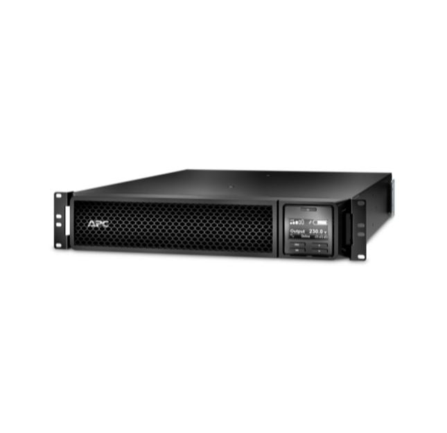 APC Smart-UPS 3000VA/2700W Online UPS, 2U Rackmount, 230V/16A Input, 2x IEC C19 & 8x IEC C13 Outlets, Lead Acid Battery, SmartSlot, W/ Rail Kit - Image 1
