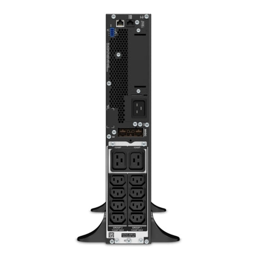 APC Smart-UPS 3000VA/2700W Online UPS, Tower, 230V/16A Input, 2x IEC C19 & 8x IEC C13 Outlets, Lead Acid Battery, SmartSlot, W/O Rail Kit