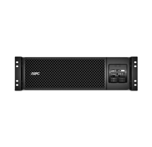 APC Smart-UPS 5000VA/4500W Online UPS, 3U Rackmount, 230V/HW Input, 4x IEC C19 & 6x IEC C13 Outlets, Lead Acid Battery, Network & Smart Slot, W/ Rail
