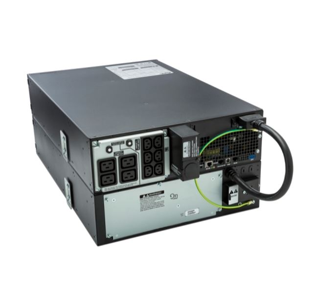 APC Smart-UPS 5000VA/4500W Online UPS, 3U Rackmount, 230V/HW Input, 4x IEC C19 & 6x IEC C13 Outlets, Lead Acid Battery, Network & Smart Slot, W/ Rail - Image 4