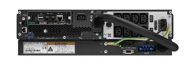 APC Smart-UPS 1500VA/1350W Online UPS, 3U Rackmount, 230V/10A Input, 8x IEC C13 Outlets, Li-Ion Battery, W/ Network Card, W/ Rail Kit - Image 4