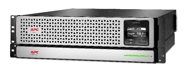 APC Smart-UPS 1500VA/1350W Online UPS, 3U Rackmount, 230V/10A Input, 8x IEC C13 Outlets, Li-Ion Battery, W/ Network Card, W/ Rail Kit - Image 1