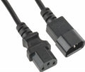 Astrotek Power Extension Cable 2m - Male to Female IEC C13 to C14 Monitor to PC or PC/UPS to Devices - Image 1
