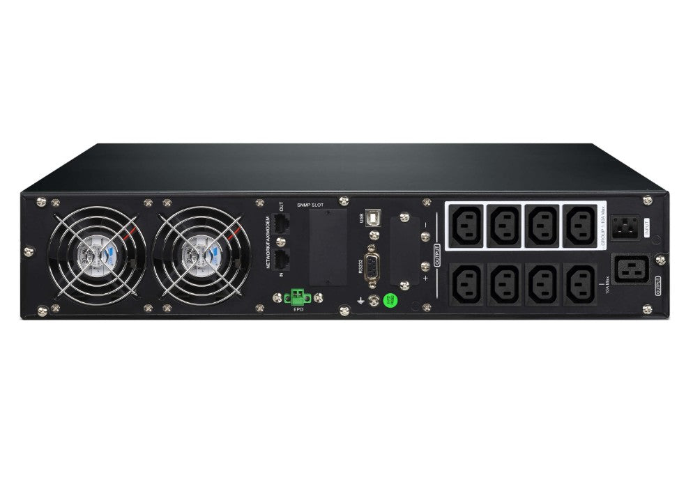 Aten 3000VA/3000W Professional Online UPS  with USB/DB9 connection, 8x C13 outlets and 1x C19 outlet, optional SNMP, EPO and RJ port surge protection - Image 2
