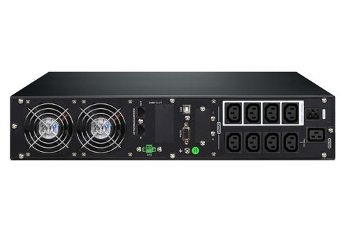 Aten 3000VA/3000W Professional Online UPS  with USB/DB9 connection, 8x C13 outlets and 1x C19 outlet, optional SNMP, EPO and RJ port surge protection - Image 2