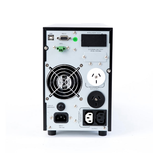 PowerShield Centurion Tower UPS 1000VA/900W, 10A input, 2 AUS sockets, 10A, C13 x 2, 2-year warranty