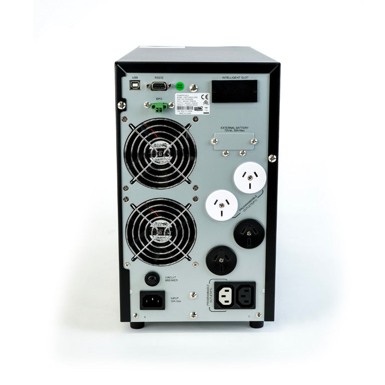 PowerShield Centurion Tower UPS 2000VA/1800W, 10A input, 4 AUS sockets, 10A, C13 x 2, 2-year warranty - Image 2