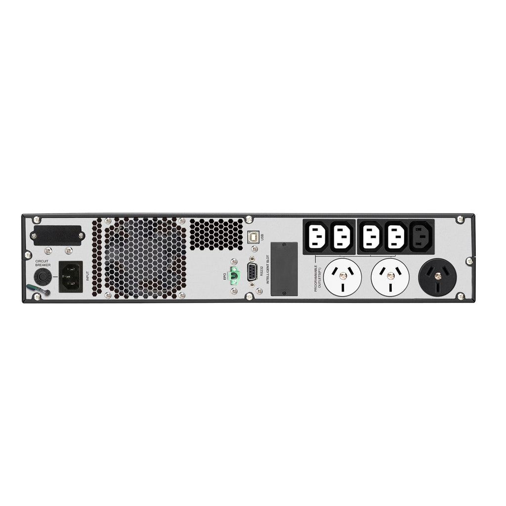 PowerShield Commander RT 2000VA/1800W, 10A input, hot-swappable batteries, 3 AUS sockets, 10A, C13 x 5, 2-year warranty - Image 2