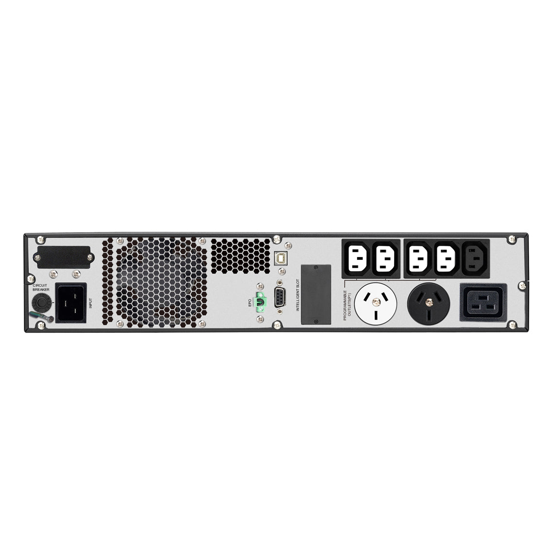 PowerShield Commander RT 3000VA/2700W, 240VAC Input, Hot-swappable batteries, 2 AUS sockets, 10A, C13 x 5, 15A, C19 x 1, 2-year warranty - Image 3