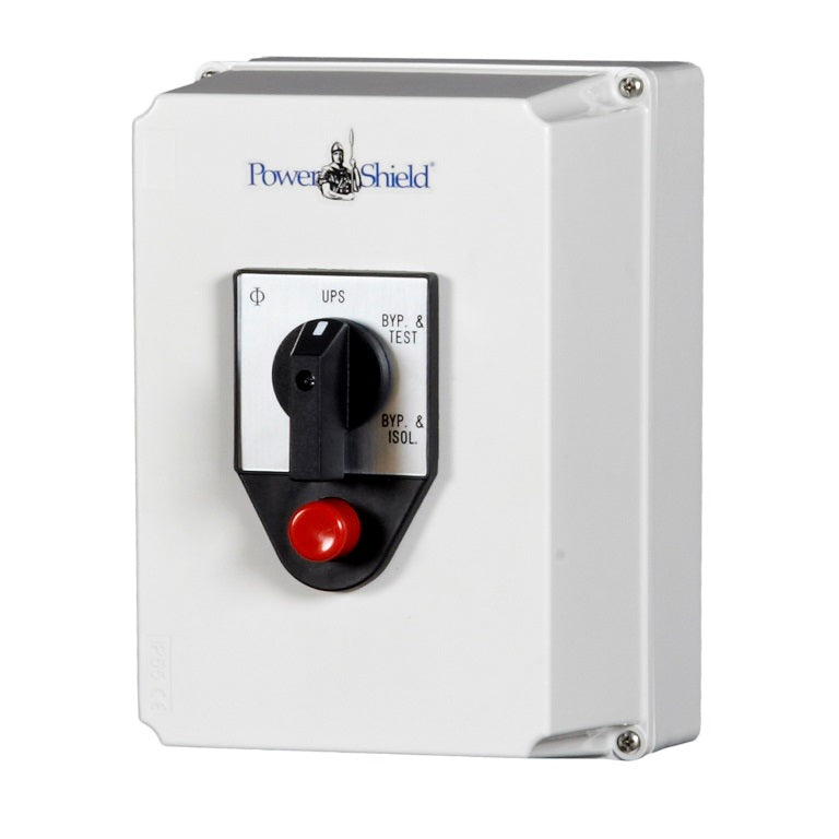 PowerShield Maintenance Bypass Switch, Wrap Around, Push Button, Wall Mount 10K 1-1, ensures uninterrupted power during maintenance - Image 1