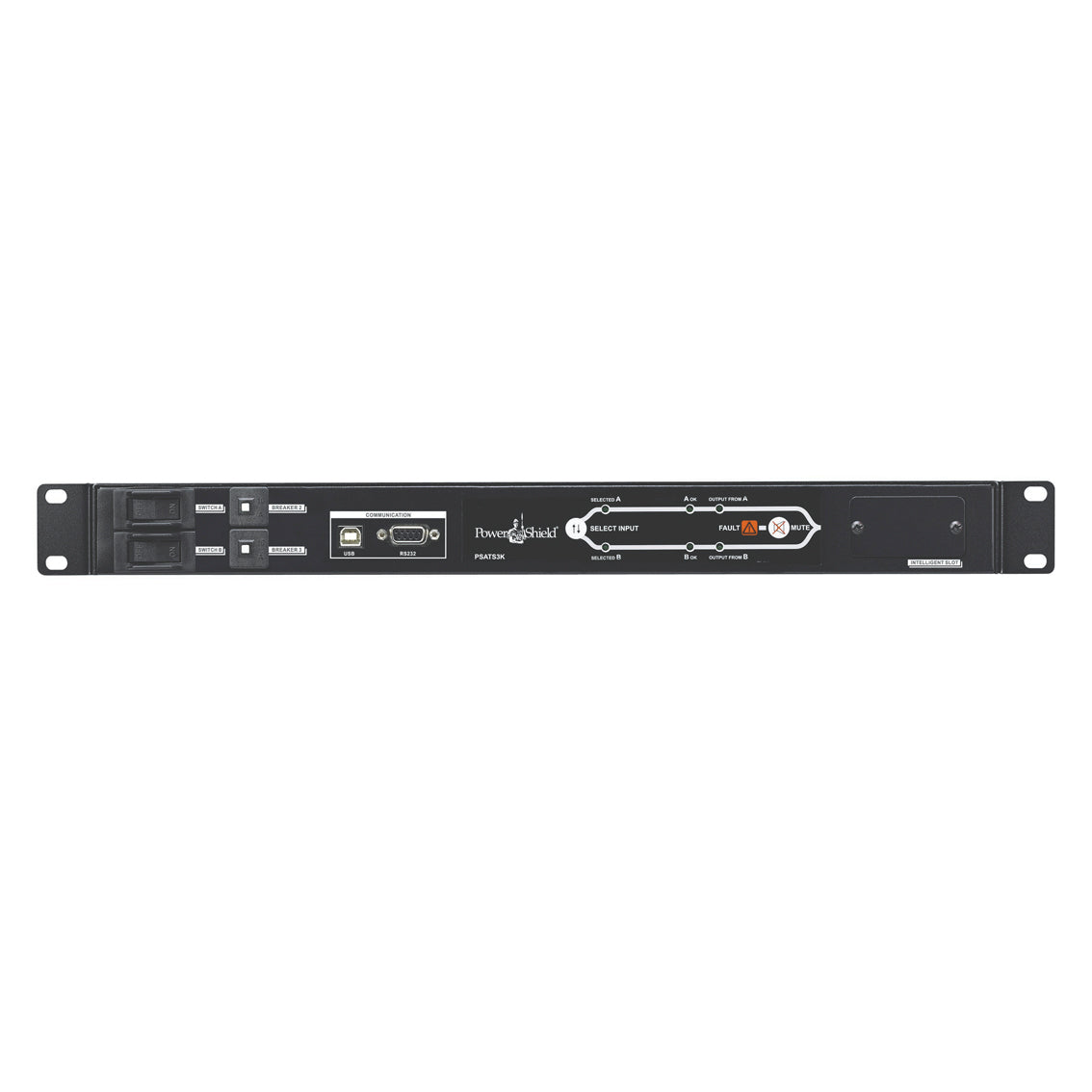 PowerShield Rack ATS 3kVA, Dual 15A C20 inputs, 1 x C19, 8 x C13 outputs, ensures reliable power switching - Image 4