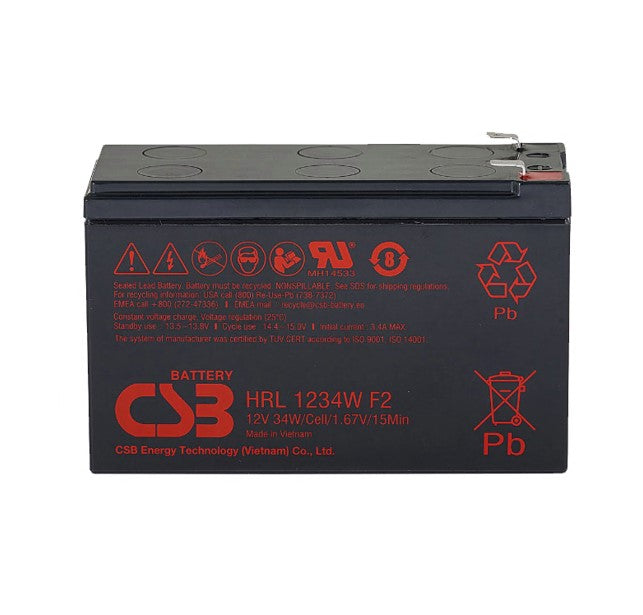PowerShield 12V 9AH Battery, 10 Year Design Life, compatible with all PowerShield UPS models, long-lasting power source - Image 2