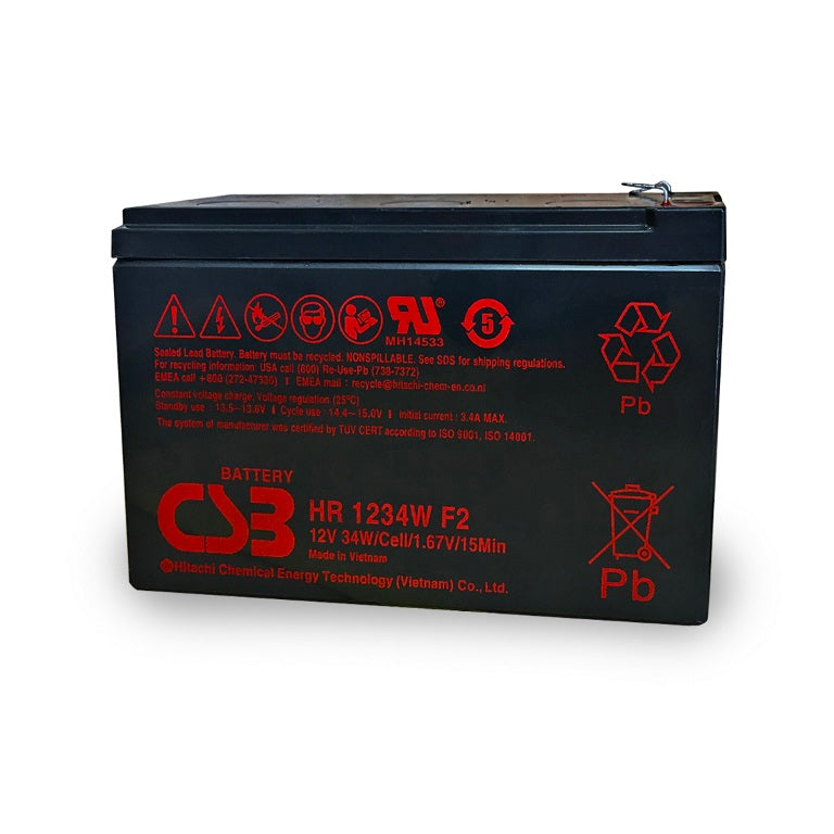 PowerShield 12V 9AH Battery, 3-5 Year Design Life, compatible with all PowerShield UPS models, reliable power source - Image 1
