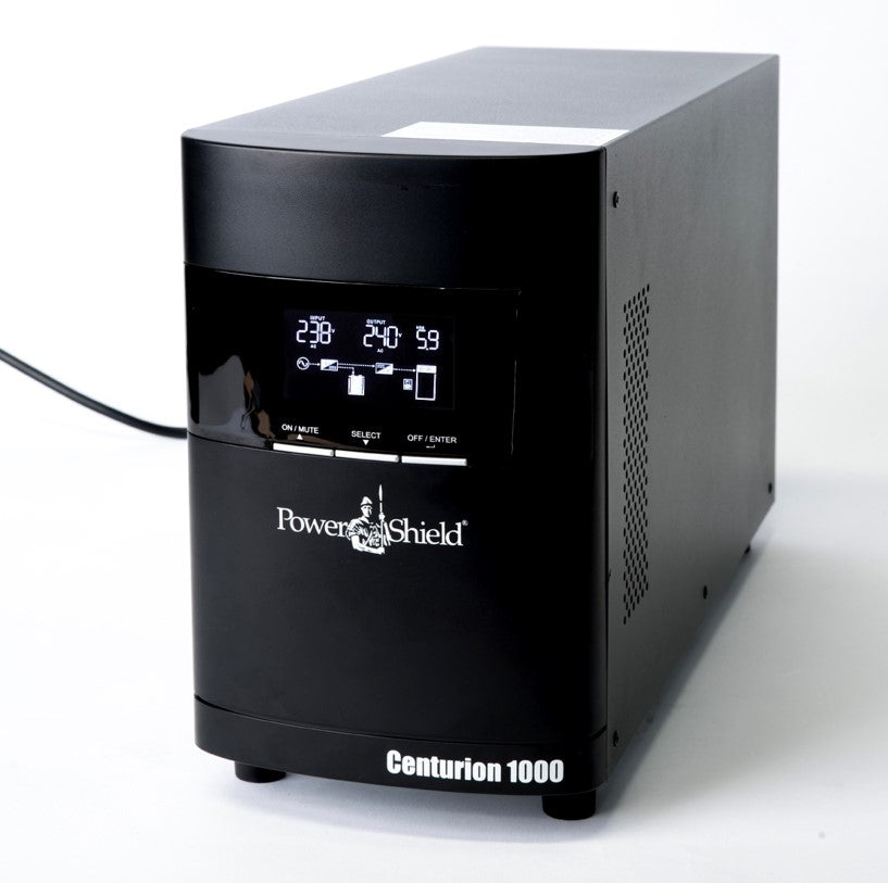 PowerShield Centurion Tower UPS 1000VA/1000W - 110V - Nema, reliable power backup for sensitive equipment, 2-year warranty - Image 1