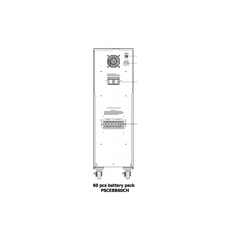 PowerShield Extended Battery Module with inbuilt charger for PSCE6000, PSCE10K (60 batteries + charger), extended use - Image 2