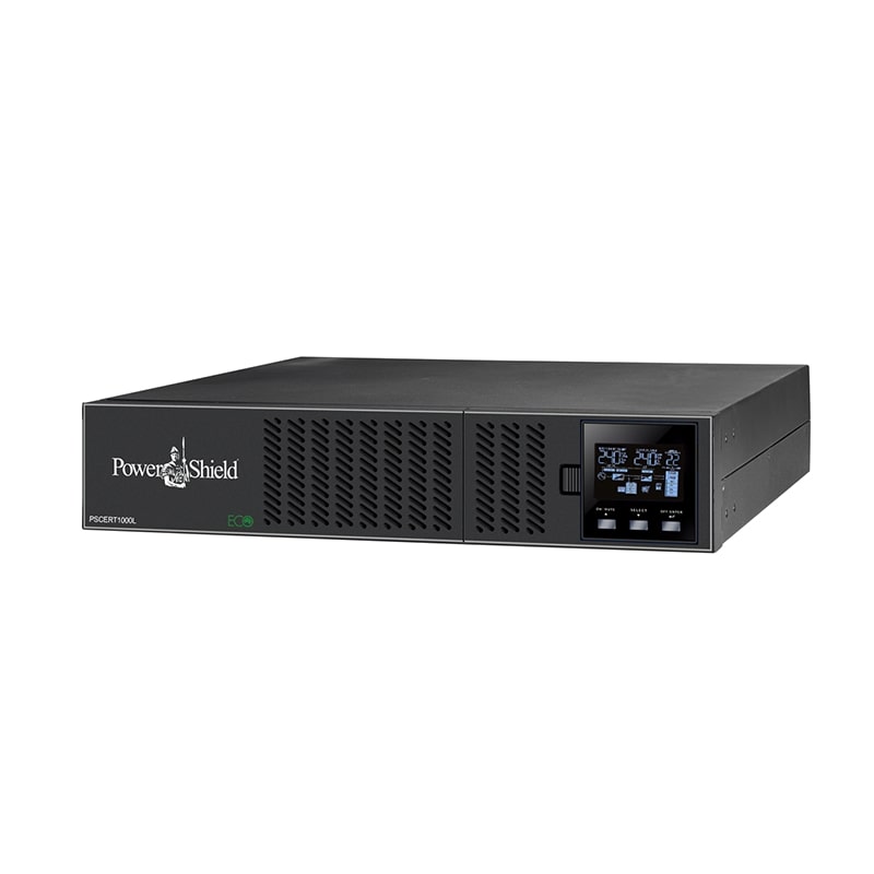 PowerShield Centurion RT 1000VA Long Run Model - 10 Amp, True On-Line Double Conversion Rack/Tower UPS, 3 AUS sockets, 10A, C13 x 5, 2-year warranty - Image 3