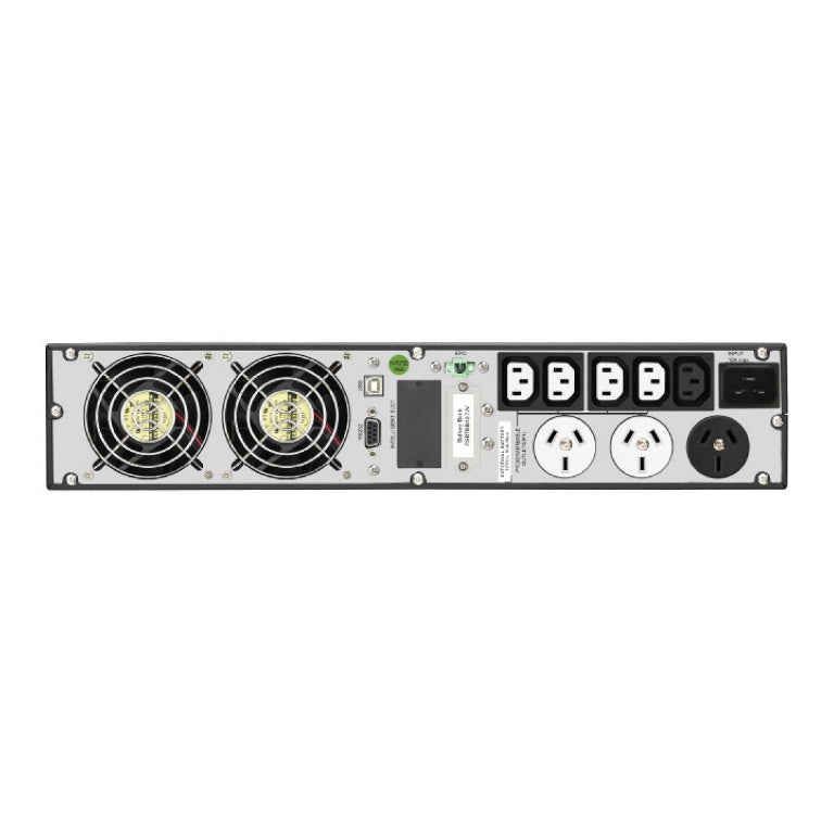 PowerShield Centurion RT 2000VA/1800W Long Run Model - 15Amp, requires external battery, 3 AUS sockets, 10A, C13 x 5, 2-year warranty - Image 3