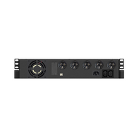 PowerShield Defender RackMount 1500VA/900W, 2RU Shallow depth UPS, 5 AUS sockets, 2 x 10 Amp IEC, user-replaceable batteries, 2-year warranty - Image 2